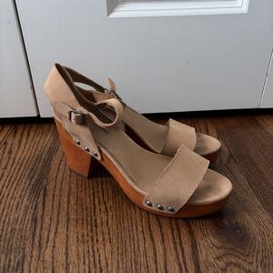 Lucky Brand Trisa Platform Sandals Women Size 12